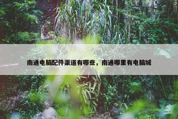 南通电脑配件渠道有哪些，南通哪里有电脑城