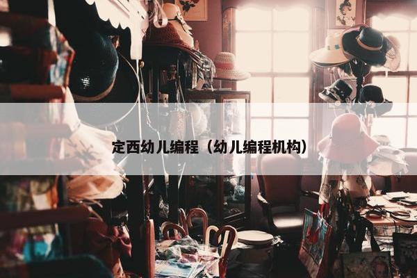 定西幼儿编程（幼儿编程机构）