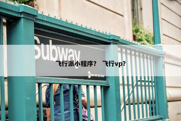飞行派小程序？ 飞行vp？