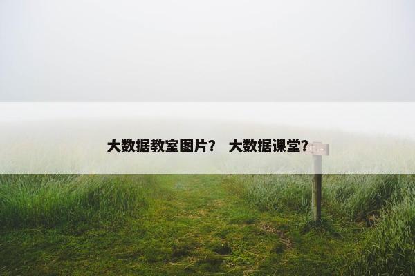 大数据教室图片？ 大数据课堂？