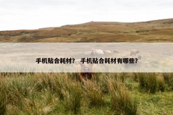 手机贴合耗材？ 手机贴合耗材有哪些？