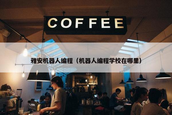 雅安机器人编程（机器人编程学校在哪里）