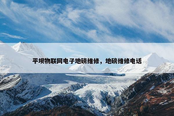 平坝物联网电子地磅维修，地磅维修电话
