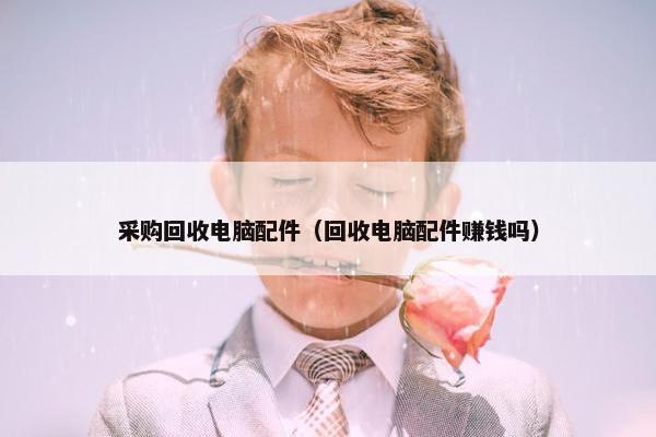 采购回收电脑配件（回收电脑配件赚钱吗）