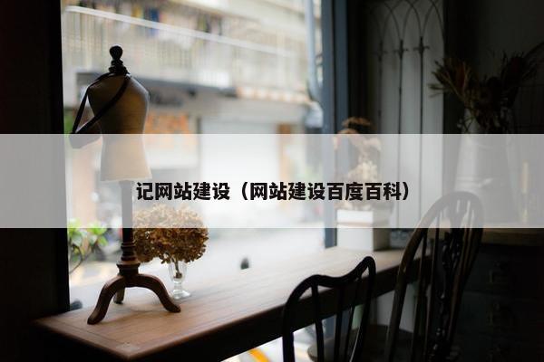 记网站建设（网站建设百度百科）