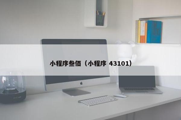 小程序叁佰（小程序 43101）