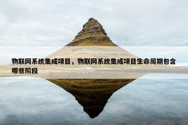 物联网系统集成项目，物联网系统集成项目生命周期包含哪些阶段