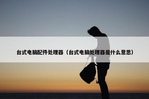 台式电脑配件处理器（台式电脑处理器是什么意思）
