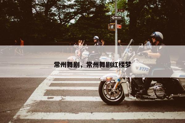 常州舞剧，常州舞剧红楼梦