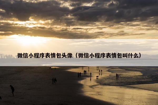 微信小程序表情包头像（微信小程序表情包叫什么）