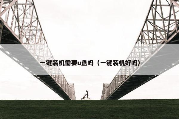 一键装机需要u盘吗（一键装机好吗）