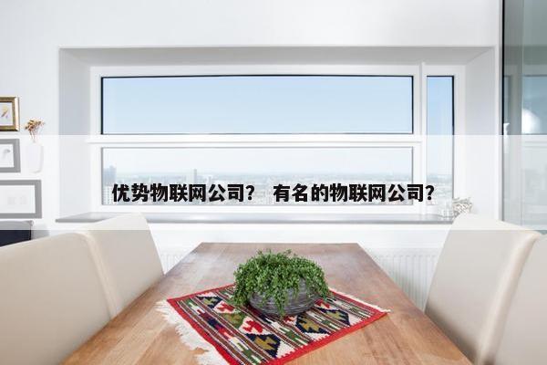 优势物联网公司？ 有名的物联网公司？