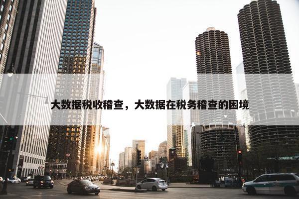 大数据税收稽查，大数据在税务稽查的困境