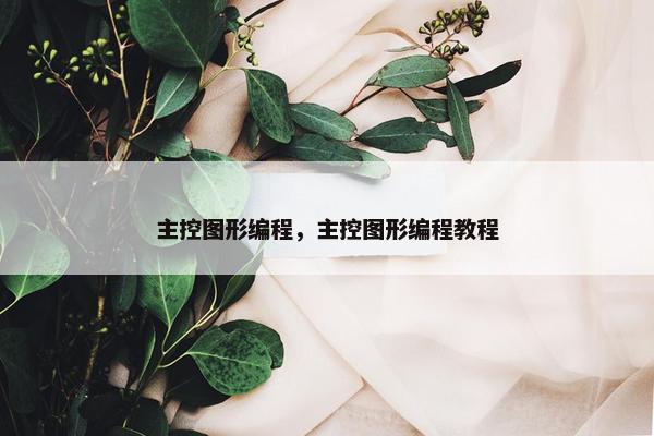 主控图形编程，主控图形编程教程