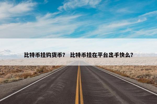 比特币挂钩货币？ 比特币挂在平台出手快么？
