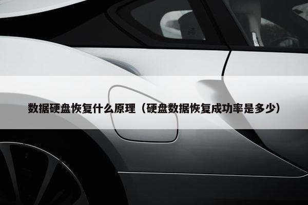 数据硬盘恢复什么原理（硬盘数据恢复成功率是多少）