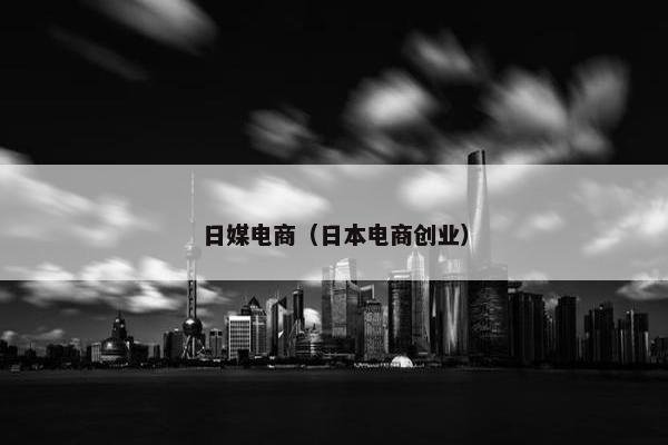 日媒电商（日本电商创业）