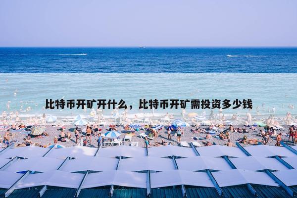 比特币开矿开什么，比特币开矿需投资多少钱