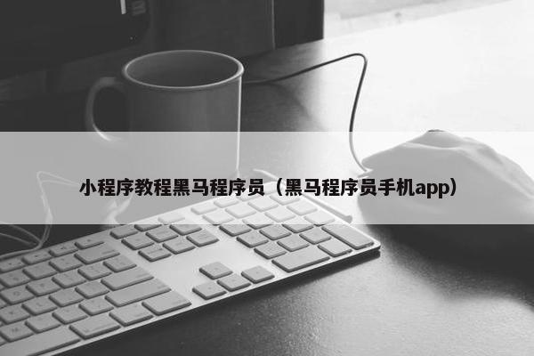 小程序教程黑马程序员（黑马程序员手机app）