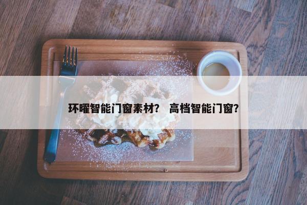环曜智能门窗素材？ 高档智能门窗？
