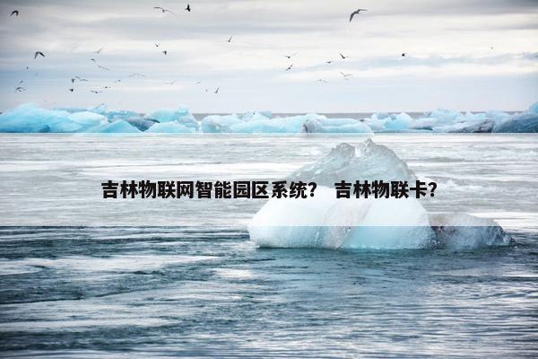 吉林物联网智能园区系统？ 吉林物联卡？
