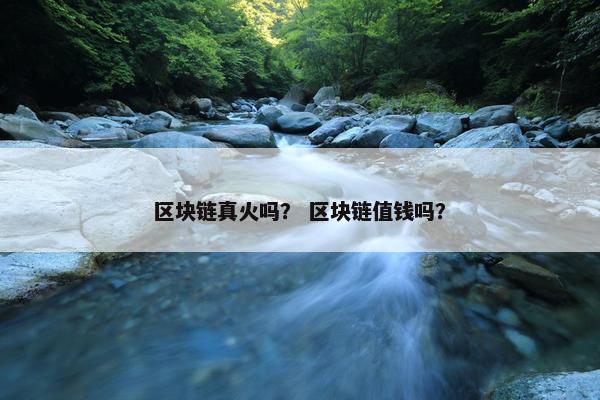 区块链真火吗？ 区块链值钱吗？