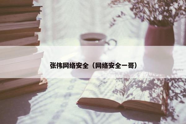 张伟网络安全（网络安全一哥）