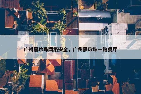 广州黑珍珠网络安全，广州黑珍珠一钻餐厅