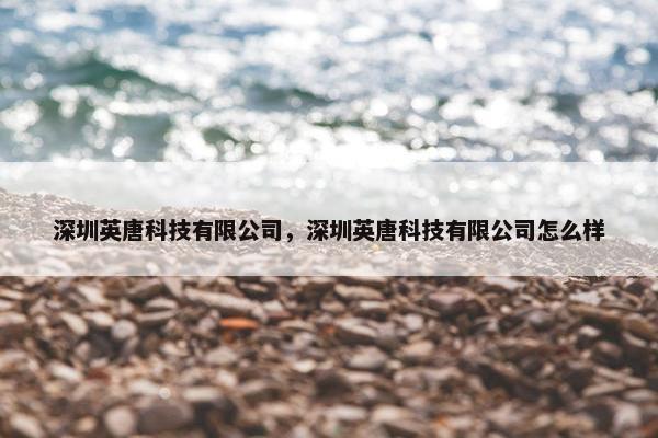 深圳英唐科技有限公司，深圳英唐科技有限公司怎么样