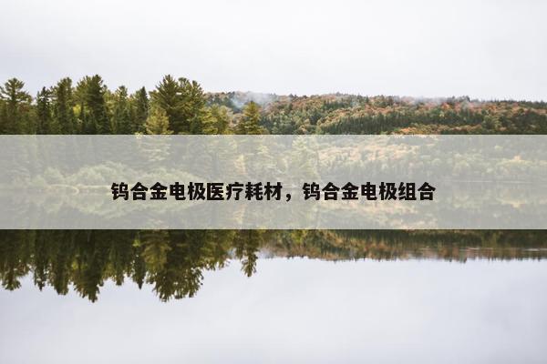 钨合金电极医疗耗材，钨合金电极组合