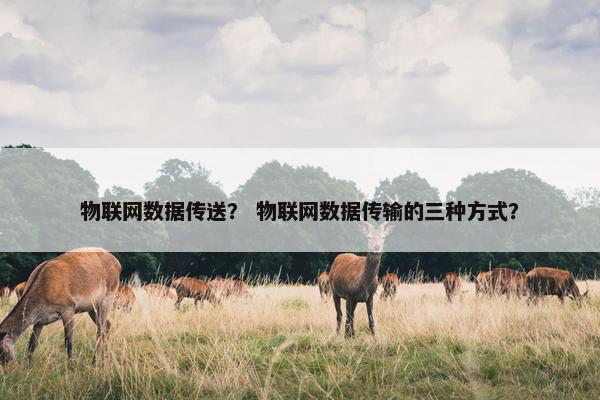 物联网数据传送？ 物联网数据传输的三种方式？
