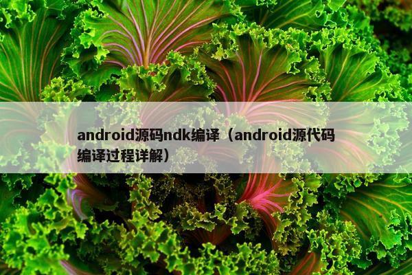 android源码ndk编译（android源代码编译过程详解）