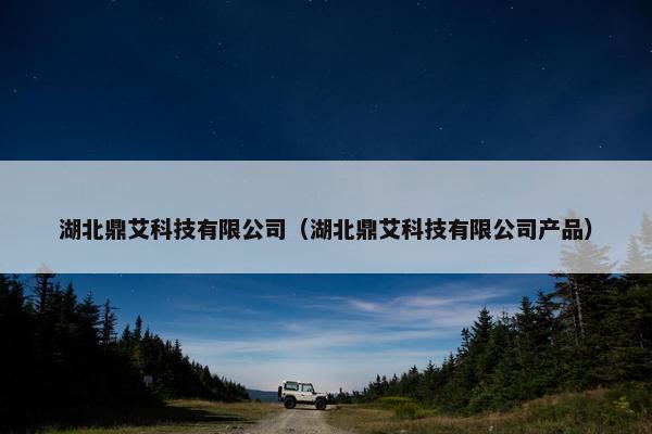 湖北鼎艾科技有限公司（湖北鼎艾科技有限公司产品）