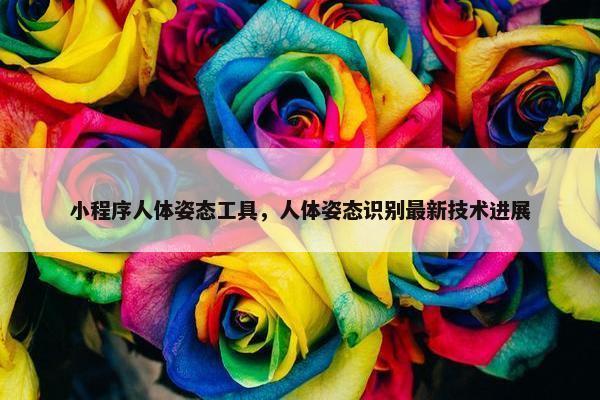 小程序人体姿态工具，人体姿态识别最新技术进展