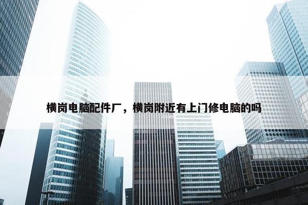 横岗电脑配件厂，横岗附近有上门修电脑的吗
