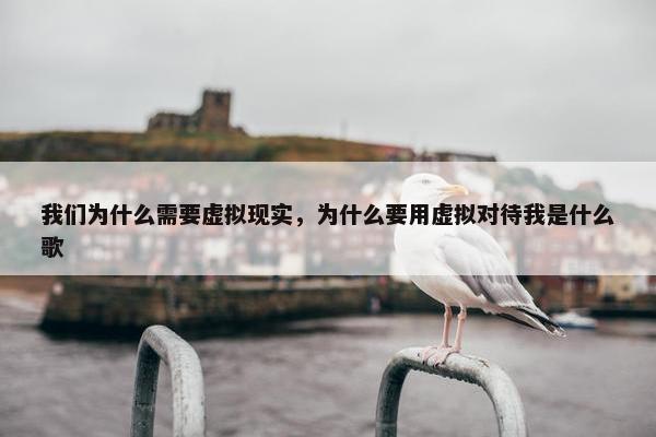 我们为什么需要虚拟现实，为什么要用虚拟对待我是什么歌