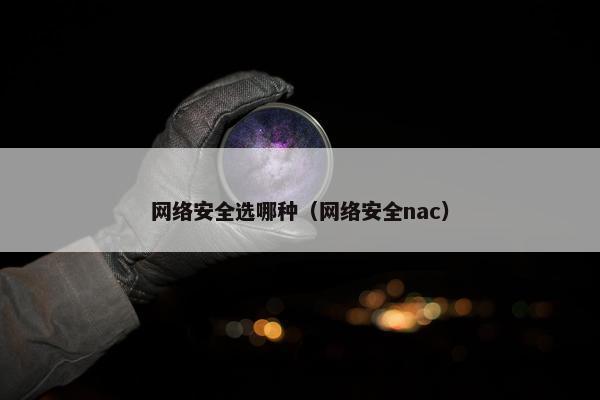 网络安全选哪种（网络安全nac）