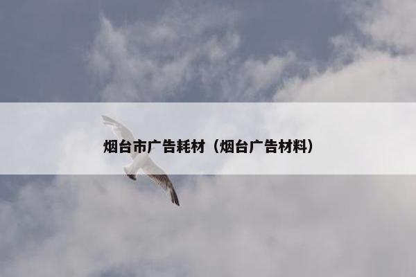 烟台市广告耗材（烟台广告材料）