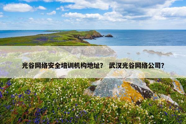 光谷网络安全培训机构地址？ 武汉光谷网络公司？
