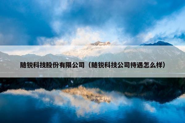 随锐科技股份有限公司（随锐科技公司待遇怎么样）