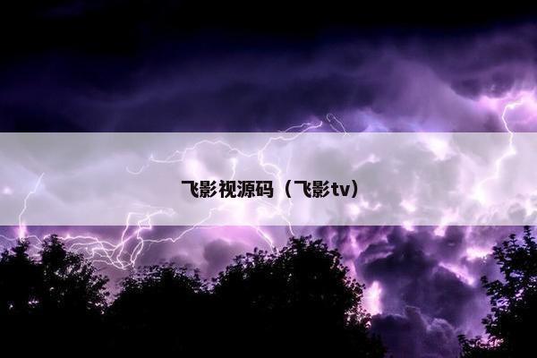 飞影视源码（飞影tv）