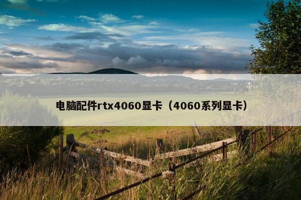 电脑配件rtx4060显卡（4060系列显卡）