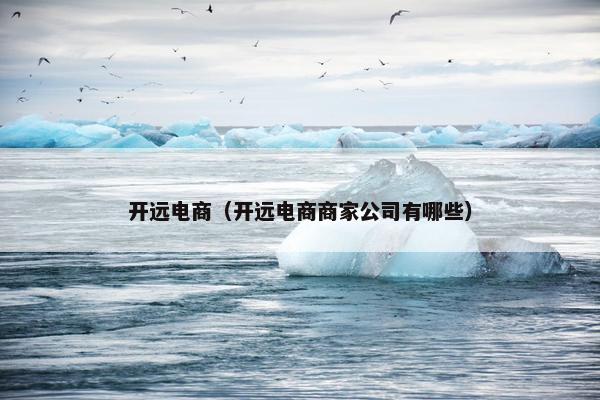 开远电商（开远电商商家公司有哪些）