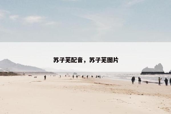 苏子芜配音，苏子芜图片