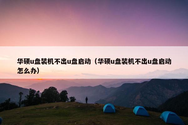 华硕u盘装机不出u盘启动（华硕u盘装机不出u盘启动怎么办）