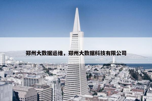 郑州大数据运维，郑州大数据科技有限公司