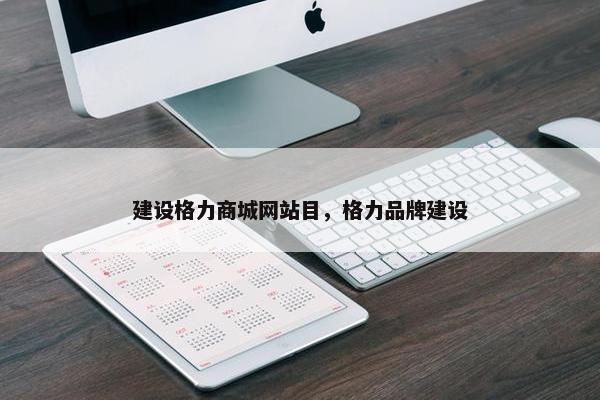 建设格力商城网站目，格力品牌建设