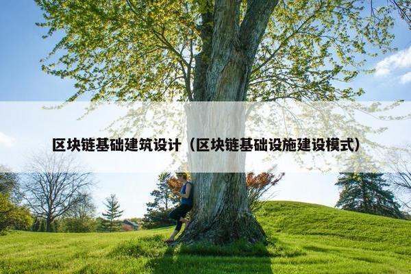 区块链基础建筑设计（区块链基础设施建设模式）