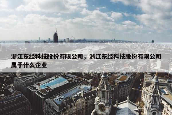 浙江东经科技股份有限公司，浙江东经科技股份有限公司属于什么企业