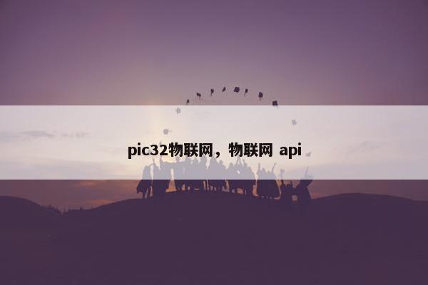 pic32物联网，物联网 api